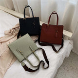 Stone Pattern Shoulder Bag Women Travel Bags Leather Pu Quailty Bag