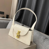 Stone Pattern Shoulder Women's Bags Handbags for Women Small Flap Shopper