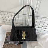 Stone Pattern Shoulder Women's Bags Handbags for Women Small Flap Shopper