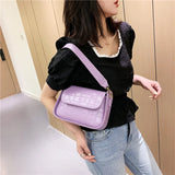 Stone Pattern Small Square Bag Crossbody Bags For Women