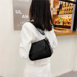 Stone Pattern Small Square Bag Crossbody Bags For Women