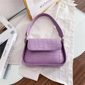 Stone Pattern Small Square Bag Crossbody Bags For Women
