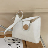 Stone Pattern Tote Bag Solid Texture Underarm Messenger Handbag