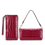 Stone Pattern Clutch Bag Cow Leather Cross Body Bags Handbags Mini Shoulder Bag