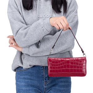 Stone Pattern Clutch Bag Cow Leather Cross Body Bags Handbags Mini Shoulder Bag