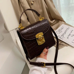 Stone Pattern Women Shoulder Bag Handbag Crossbody Bags