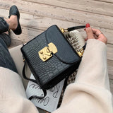 Stone Pattern Women Shoulder Bag Handbag Crossbody Bags