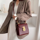 Stone Pattern Women Shoulder Bag Handbag Crossbody Bags