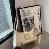 Stone Pattern Women Shoulder Bag Small Armpit Bag Lady Tote Ins Handbag