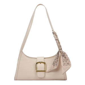 Stone Pattern Women Shoulder Bag Small Armpit Bag Lady Tote Ins Handbag