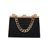 Stone Pattern Leather Ladies Shoulder Bag Crossbody Bag