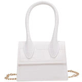 Stone Pattern Mini Tote Bag Summer High-Quality PU Leather Women's Handbag