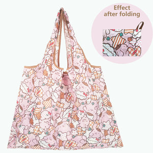 Portable Eco Shopping Bag Sturdy Grocery Reusable Foldable Tote