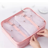 Travel Organizer Clothes Storage Waterproof Bags Mesh Bag In Pouch Packing Cube