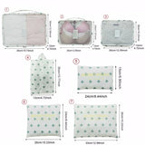 Travel Bag Clothes Mesh Packing Cubes Home Pouch Storage Bags