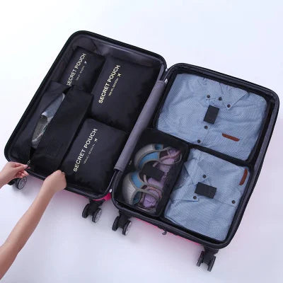 Travel Bag Clothes Mesh Packing Cubes Home Pouch Storage Bags