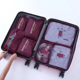 Waterproof Mesh Bag in Pouch Packing Cube Travel Organizer