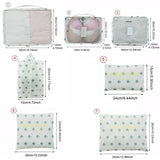 Waterproof Mesh Bag in Pouch Packing Cube Travel Organizer