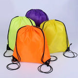 Polyester Drawstring Backpack with Storage Pocket