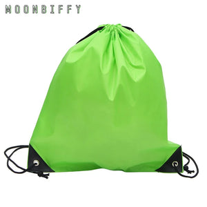 Polyester Drawstring Backpack with Storage Pocket