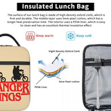 Stranger Things Upside Down World Lunch Bag Insulated Portable Thermal Bento Box