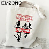 Stranger Things Shopping Bag Recycle Jute Canvas Tote Sac