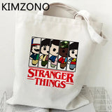 Stranger Things Shopping Bag Recycle Jute Canvas Tote Sac
