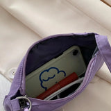Casual Underarm Bag for Dating Smooth Zipper