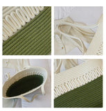 Straw Beach Tote Bag Large Capacity Handbag Gift for Women Girls