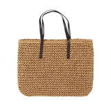 Straw Beach Bag Woven One-shoulder Large-capacity Vacation Tote