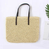 Straw Beach Bag Woven One-shoulder Large-capacity Vacation Tote