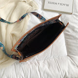 Vintage Woven Shoulder Bag Raffia Ethnic Rattan Bags Bohemian Summer Travel