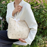 Straw Crossbody Bag Bohemian Knitting Summer Purse Handbag Beach Bags