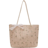 Straw Crossbody Bag Bohemian Knitting Summer Purse Handbag Beach Bags