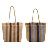 Straw Handbag Shoulder Bag Beach Boho Woven Bag Vacation