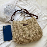 Straw Woven Shoulder Bag for Women Handbag Beach Bag