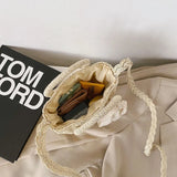 Straw Weave Handbags Women Bags Vacation Female Shoulder Bag Crossbody