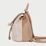 Straw Woven Backpack Multifunctional Shoulder Backpack
