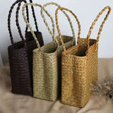 Straw Woven Handbag Portable Large Capacity Bag