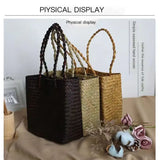 Straw Woven Handbag Portable Large Capacity Bag