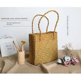 Straw Woven Handbag Portable Large Capacity Bag