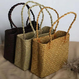 Straw Woven Handbag Portable Large Capacity Bag