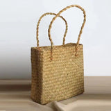 Straw Woven Handbag Portable Large Capacity Bag