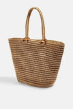 Straw Bag Women's Bag Shoulder Portable Large-Capacity Beach Woven Bag