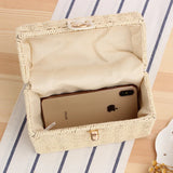 Straw Rope Women's Bag Messenger Handbag Beach Bag