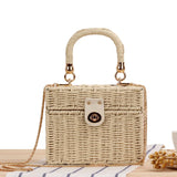 Straw Rope Women's Bag Messenger Handbag Beach Bag