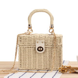 Straw Rope Women's Bag Messenger Handbag Beach Bag