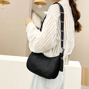 Street Nylon Shoulder Bag for Women Crossbody Handbag Totes Bolsa