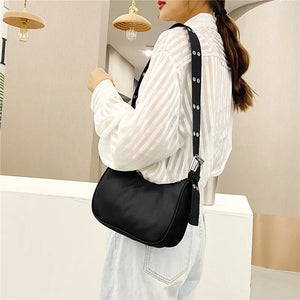 Street Nylon Shoulder Bag for Women Crossbody Handbag Totes Bolsa