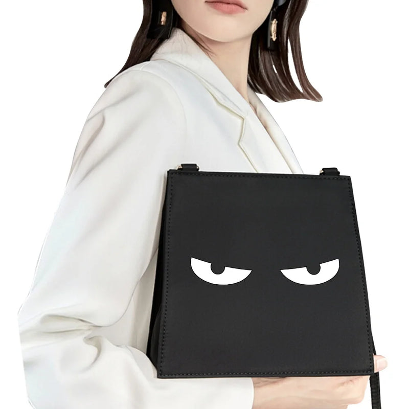 Funny Pattern Square Bag Chest Shoulder Bag